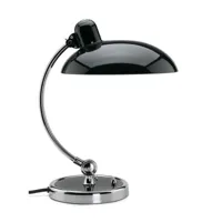 fritz hansen - lampe de table kaiser idell™ 6631 luxus - noir/brillant/lxh 28,5x42,5cm/câble noir